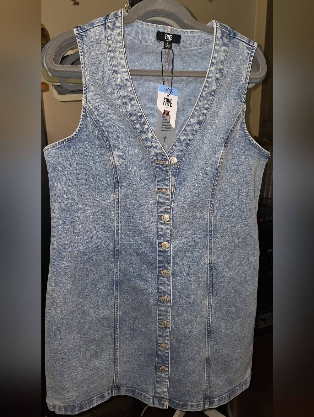 Frye Ladies Denim Mini Dress - Picture 3 of 4
